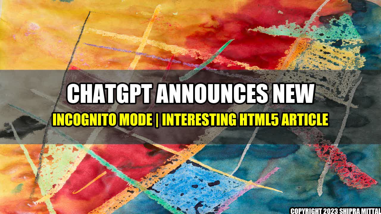 +ChatGPT Announces New 