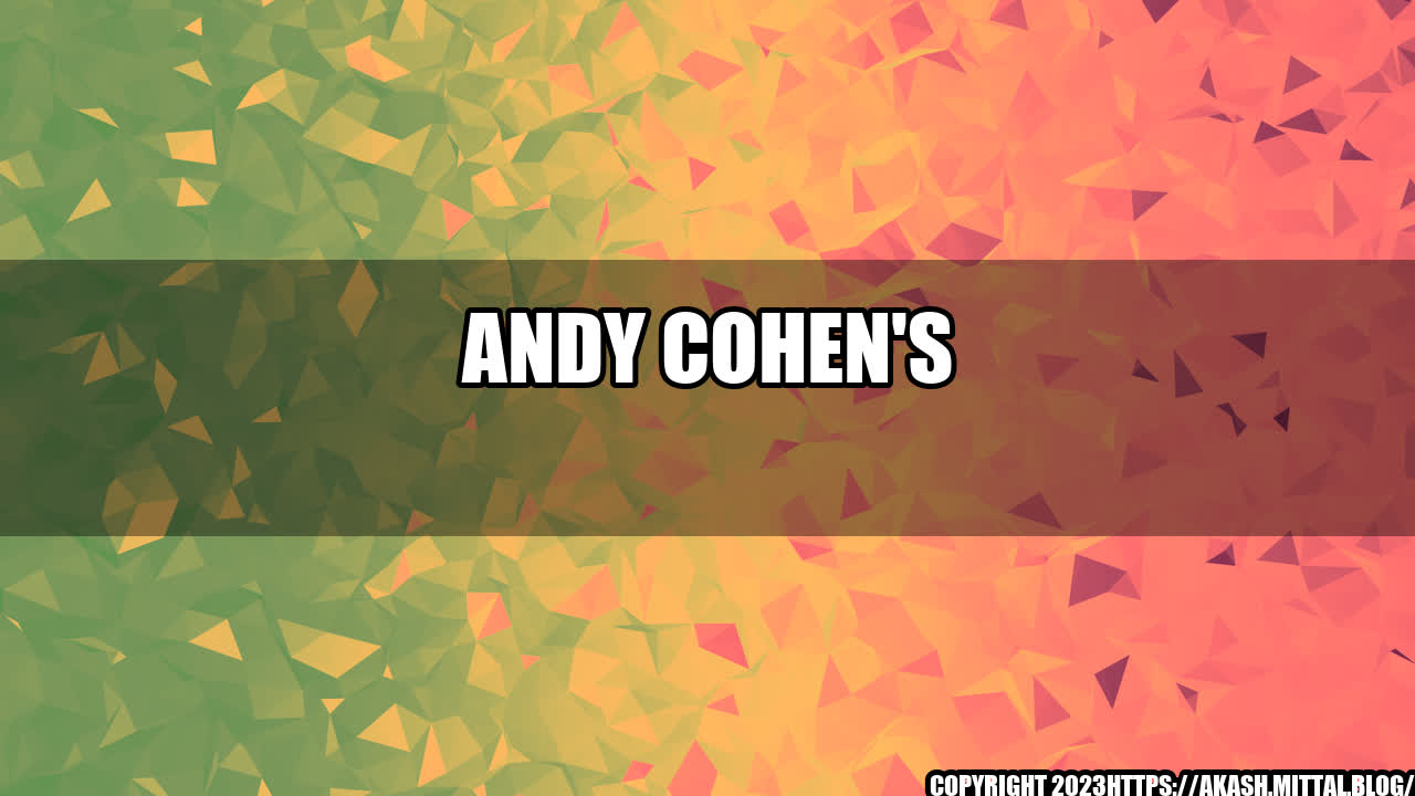 +Andy-Cohen-s-Parenthood-Struggles-Overcoming-Parenting-Anxiety+