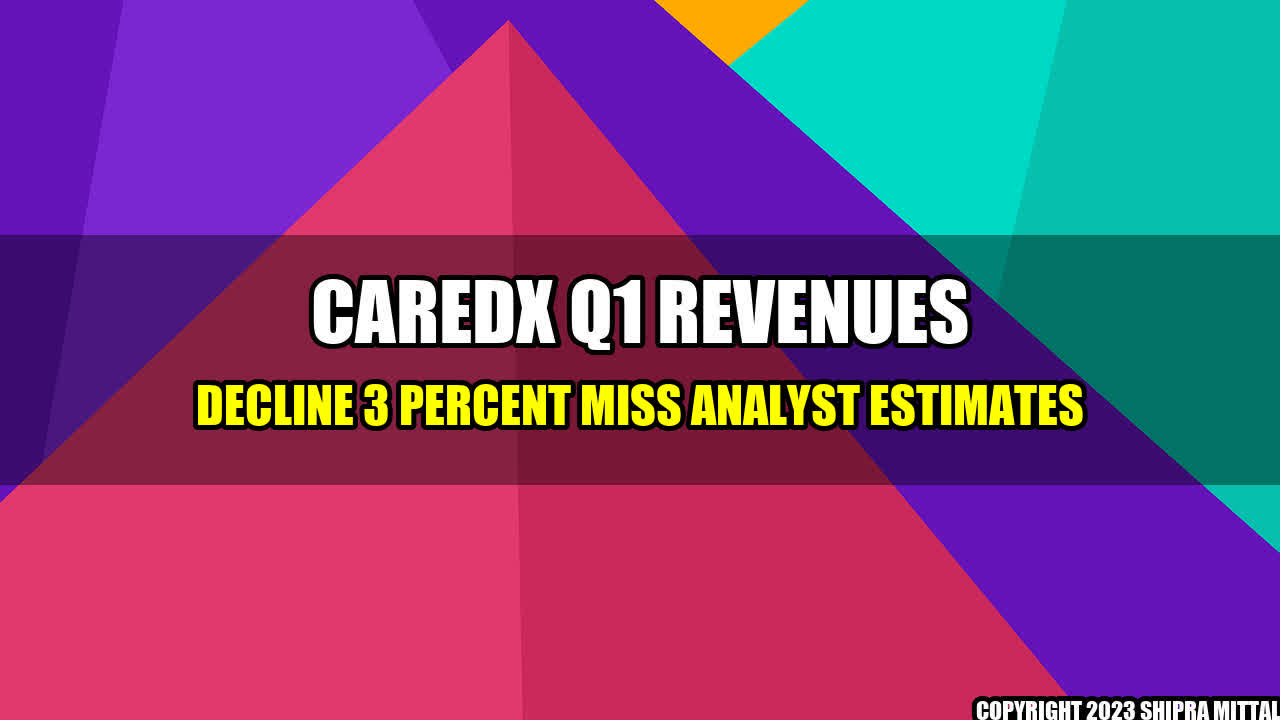 +CareDx-Q1-Revenues-Decline-3-Percent-Miss-Analyst-Estimates+