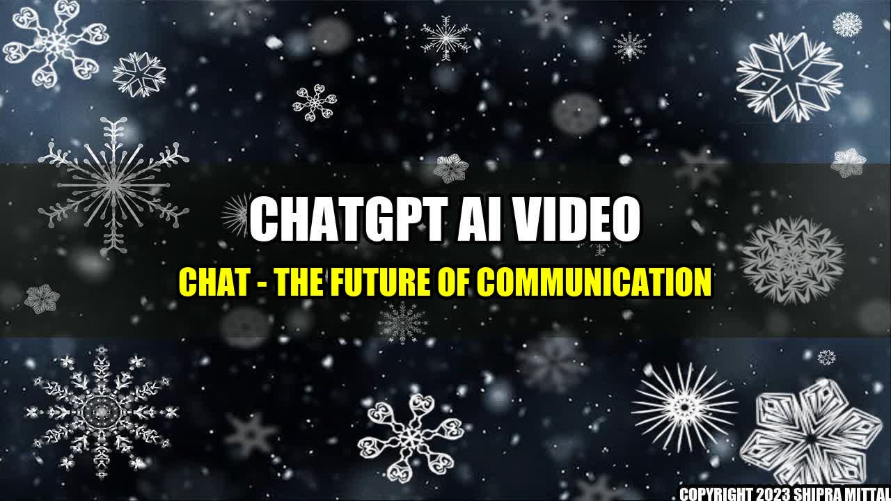 +ChatGPT AI Video Chat - The Future of Communication+