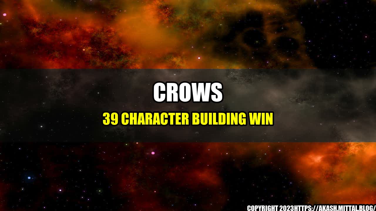 +Crows-39-Character-Building-Win+