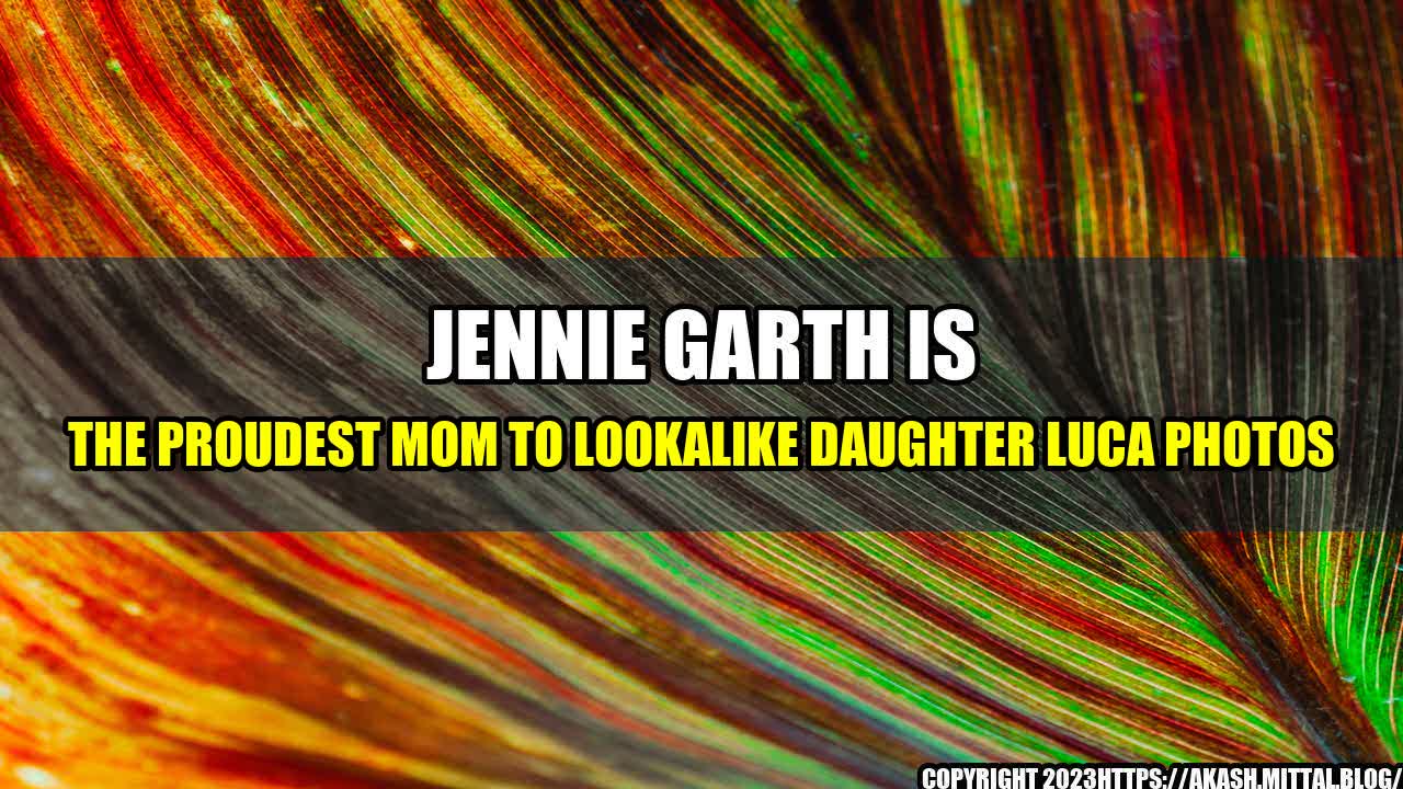 +Jennie-Garth-Is-the-Proudest-Mom-to-Lookalike-Daughter-Luca-Photos+