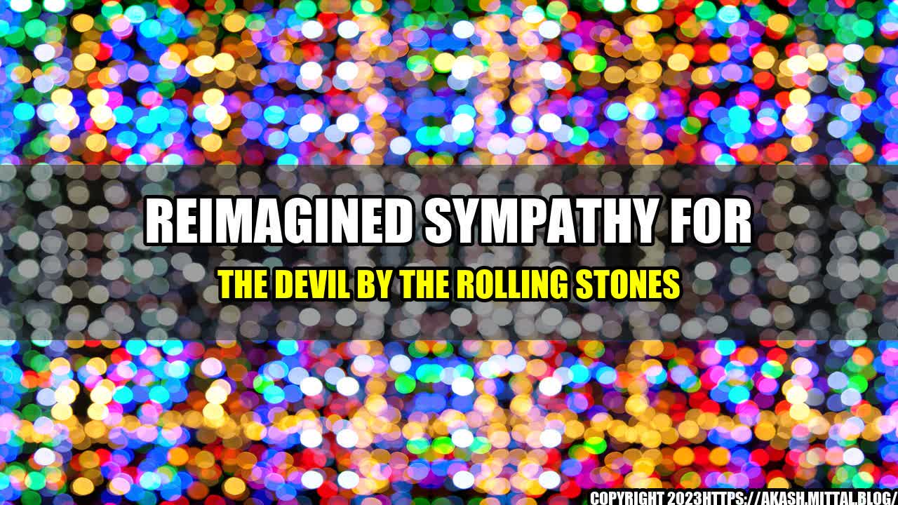 +Reimagined-Sympathy-for-the-Devil-by-The-Rolling-Stones+